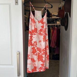 J.Crew floral, hibiscus, Hawaiian print dress